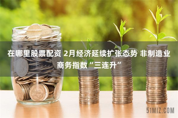在哪里股票配资 2月经济延续扩张态势 非制造业商务指数“三连升”