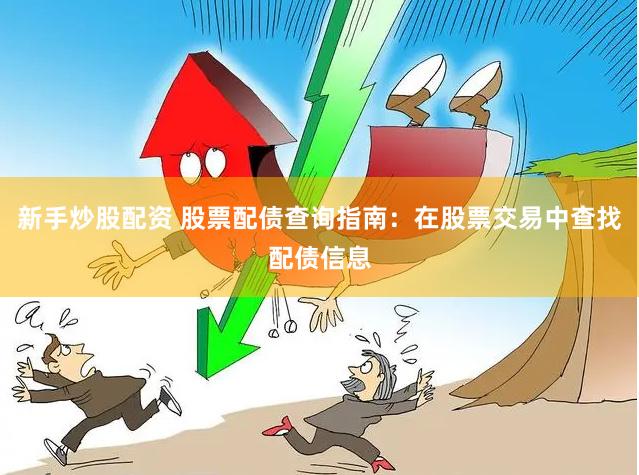 新手炒股配资 股票配债查询指南：在股票交易中查找配债信息